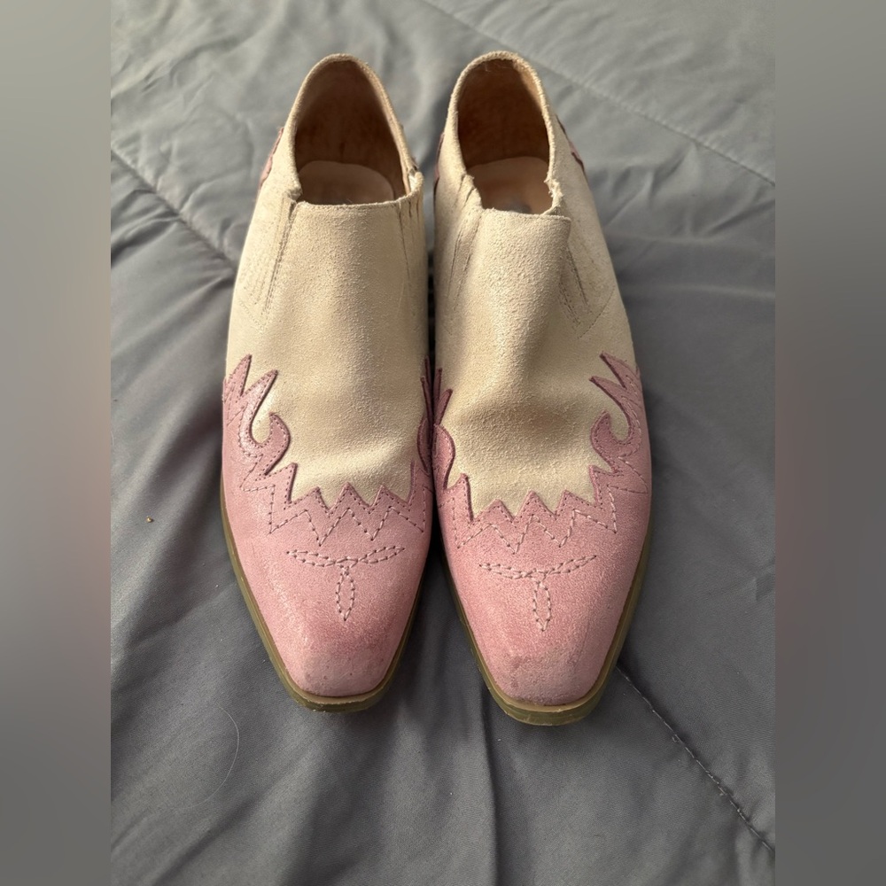 Pink and Cream Women's Shoes